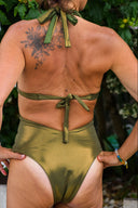 Bas Mona kaki's | Biki'one Mahué swimwear