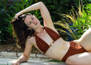 Top Sabel brun | Biki'one Mahué swimwear