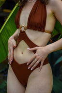 Top Sabel brun | Biki'one Mahué swimwear